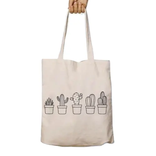 Outdoor Large Capaicty Cotton Shopping Bag Customized Simple Design Canvas Beach Bag At Durable Cotton Canvas Shopping Tote Bags