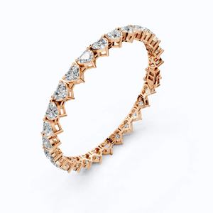 Pulsera de tenis de moissanita con corte de pera en oro rosa, elegante y lujosa, con apariencia de diamante, joyería llamativa para mujer - Product Image 5