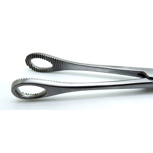 Pinzas de Esponja Foerster de 10 Pulgadas, Rectas, Dentadas, Quirúrgicas, Veterinarias, Manuales, de Alta Calidad, al por Mayor - Product Image 4