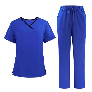 <b>Doctor</b> Care Scrubs Medical Uniform Hospital <b>Set</b> Breathable Soft Nursing Workwear Comfortable Scrub Suit Healthcare Outfit <b>Set</b> - Product Image 1