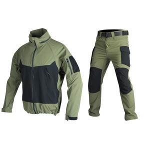 Ensemble coupe-vent à capuche résistant au vent pour hommes et femmes, impression de logo personnalisée, ensemble sport deux pièces pour entraînement en salle de sport - Product Image 5