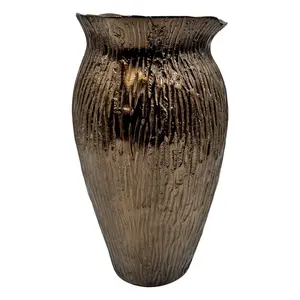 Vase à fleurs en fer de qualité export, design élégant, pour la décoration intérieure et domestique, style côtier fait main, vase de table écologique - Product Image 2