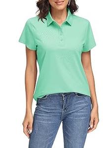 เสื้อโปโลผู้หญิงผลิตจากโรงงาน ราคาขายส่ง รับทำโลโก้ตามสั่ง พร้อมสี ขนาด และโลโก้ที่กำหนดเอง เสื้อยืดโปโลผู้หญิง ระบายอากาศได้ดี - Product Image 4