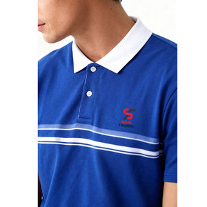 Solid Trader Double Stitched Hems Reinforced Collar Stand Flexible Movement Active Golf Wear Elegant Smart Casual Men Polo Shirt - Product Image 5