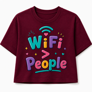 เสื้อครอปท็อปผู้หญิง แขนสั้น คอกลม ผ้าเจอร์ซีย์คอตตอน 100% ระบายอากาศได้ดี สวมใส่สบายๆ สำหรับฤดูใบไม้ผลิและฤดูร้อน น้ำหนัก 180 กรัม - Product Image 1