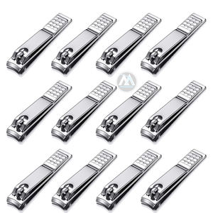 10 Uds borde curvo grande Ultra afilado cortaúñas y uñas de los pies cortadores herramientas de cuidado de uñas lima de uñas para recortar el cuidado - Product Image 4