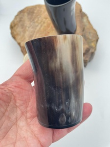 Top Selling Ox Horn Beer Glass Mini Horn Shot Glass Vintage Durable Party Cup Perfect Drinking Glass Drinking Cups for Party Use - Product Image 5