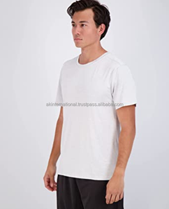 เสื้อยืดตาข่ายสำหรับผู้ชายเสื้อกีฬาวิ่งออกกำลังกายผ้าถักนิตติ้งดีไซน์ใหม่ - Product Image 2