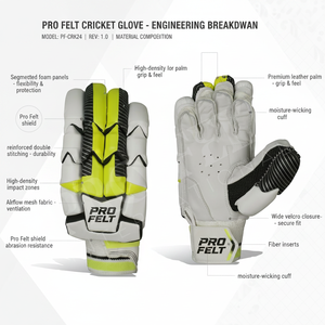 Premium Quality Cricket Batting <b>Gloves</b> Professional Protective Sports Gear Customized Logo Design Batsman Grip & Comfort <b>Gloves</b> - Product Image 2