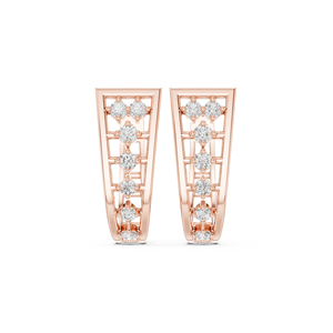 Pendientes de Oro Amarillo de 14K con Diamantes Cultivados en Laboratorio para Mujer, para Bodas, Nuevos Diamantes Cultivados - Product Image 3