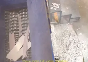 Trituradora de Plástico FRP de Alto Rendimiento, Doble Eje, Semiautomática, 500 Kg/Hr, Sistema de Reciclaje de Alta Resistencia - Product Image 3