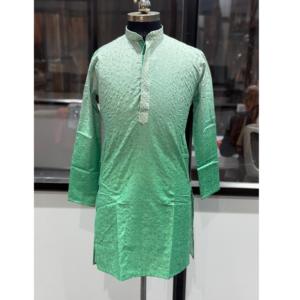 Kurta pour homme tendance et élégant, best-seller, avec broderie de sequins de qualité supérieure, idéal pour les mariages ou les réceptions, à prix avantageux - Product Image 1