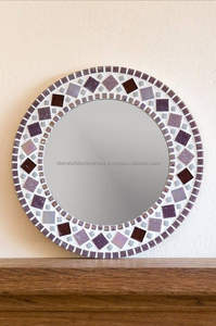 Miroir mural en mosaïque moderne fait à la main de la meilleure qualité pour la décoration murale d'un hôtel et d'un restaurant directement d'Inde - Product Image 4
