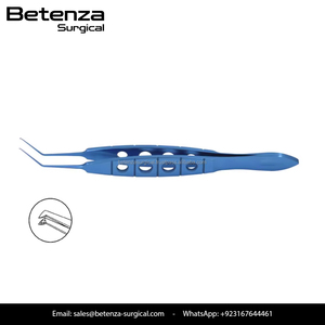 Pinces de Capsulorhexis pour Microchirurgie, Droites et Courbées, en Acier Inoxydable de Qualité Hospitalière, pour Cataracte - Product Image 4