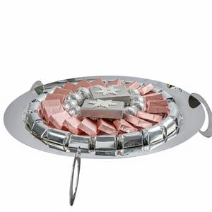 Bandeja de Metal Vintage Hecha a Mano para Chocolate, para Ocasiones Especiales, Regalo de Lujo, Exhibición de Dulces y Postres, Precio Razonable - Product Image 2