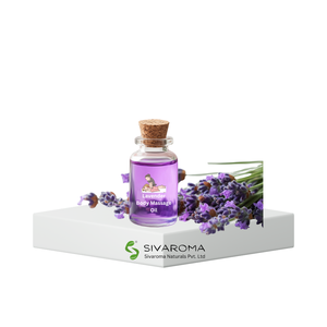 Huile de massage corporelle à la lavande de haute pureté pour usage professionnel en spa et soins quotidiens du corps – Produit en gros pour fournisseurs - Product Image 1