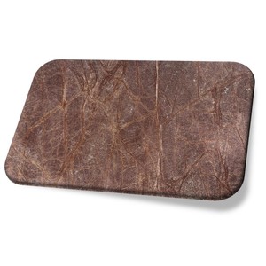 Revestimiento de piedra flexible con patrón de mármol marrón estilo selva tropical, lámina de lujo de piedra natural, impermeable y duradera para cocina y baño. - Product Image 6