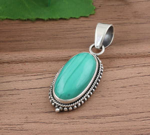 Collar de Joyería Fina Vintage con Dijes de Circonita, Plata de Ley 925, Chapado en Platino, Hecho a Mano - Product Image 1