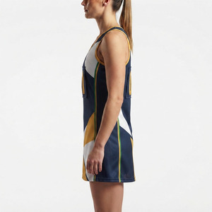 Custom Sublimated <b>Netball</b> Training Jersey Premium Quality Women <b>Netball</b> Jersey Female V-Neck <b>Netball</b> Sports Jersey - Product Image 3