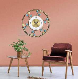 Reloj de Pared Decorativo de Metal Negro Hecho a Mano para Interiores de Hogar Contemporáneo, Sala de Estar, Dormitorio e Ideas de Regalos de Cumpleaños a la Mejor Precio - Product Image 4