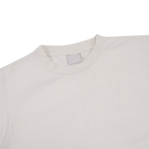 Camiseta de manga corta de punto vintage para hombre, diseño liso con logo frontal, mezcla de poliéster/algodón, cuello redondo, secado rápido - Product Image 6