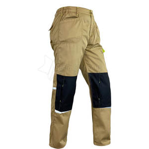 Pantalones de Trabajo Impermeables, Transpirables y Reflectantes de Alta Visibilidad para Hombre, Certificación CE, Material de Algodón, Nueva Colección - Product Image 3