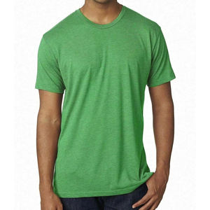Mens Summer Shirt 50 <b>Polyester</b> 25 Cotton 25 Rayon Tri Blend <b>Tshirts</b> Blank T-Shirts - Product Image 5