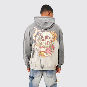 Meilleur prix – Sweat à capuche d'hiver pour homme, couleur unie, 100 % coton, respirant, écologique, style streetwear, haute qualité - Product Image 3