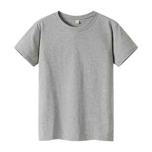 เสื้อยืดคอกลมโอเวอร์ไซส์ผ้าฝ้ายเรียบสำหรับผู้ชาย พิมพ์โลโก้ได้ตามต้องการ เนื้อผ้านุ่มสบาย ดีไซน์เรียบง่าย สไตล์ลำลองแฟชั่น - Product Image 5