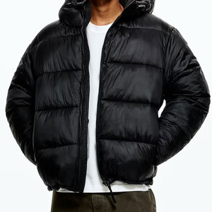 Veste matelassée pour homme, style tendance, manches longues, tissu léger, confortable, design décontracté. - Product Image 1