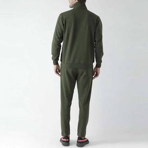 Mens Winter Lounge Wear Two Piece Set Custom Branding Ribbed Cuff Top Bottom Outfit Relaxed Fit Athletic Clothing Anti-Odor <b>Hip</b> - Product Image 2