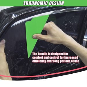 2 piezas Espátula de contorno triangular multiusos flexible y raspador de tarjetas, herramienta para ventanas de coche, para tintado de ventanas y vinilos para coches - Product Image 5