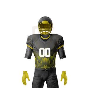 Uniformes de football américain personnalisés fabriqués avec des matériaux d'origine, 100 % polyester, prix bas, vêtements de football américain. - Product Image 4