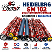 Untuk 71.009.033F Dampening Form 78mm X 1041 X 1089mm CD/Sm 102 Neoprene NBR Rubber Roller 1yr Warr Shore35