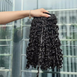 Extensions de Cheveux Humains Vierges Vietnamiens Bouclés, Sans Nœuds, Sans Perte, Tissage Double Trame, 100g - Product Image 6