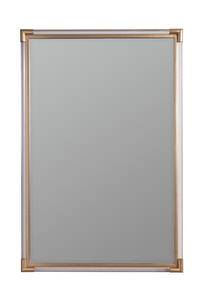 Achetez des miroirs muraux de qualité supérieure avec cadre en métal de forme rectangulaire, style tendance, en vente. - Product Image 6