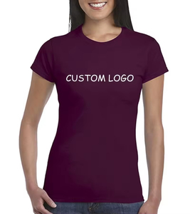Camisetas de Mujer al por Mayor, Transpirables, de Secado Rápido, de Alta Calidad, de Algodón y Poliéster, para Verano, a Bajo Precio, Servicio OEM, Lisas y Teñidas - Product Image 4