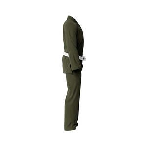 Vente en gros de Gi de BJJ ultra léger blanc |   Uniforme de Jiu-Jitsu Brésilien en Ripstop 350 GSM |   Logo personnalisé OEM ODM - Product Image 4
