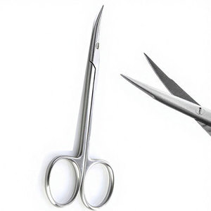 กรรไกรตัดเยื่อหุ้มเลนส์ AHI คุณภาพสูง ขนาด 114 มม. แบบตรง ผลิตจากเหล็กกล้าไร้สนิมสำหรับการผ่าตัด ชุดเครื่องมือแบบใช้มือ ได้รับการรับรองมาตรฐาน CE - Product Image 1