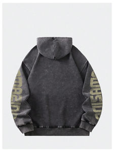 Mens rhinestone streetwear <b>hoodie</b> oversized casual <b>gym</b> wear heavy fabric pullover <b>hoodie</b> premium winter Cheap Price OEM Custom - Product Image 4