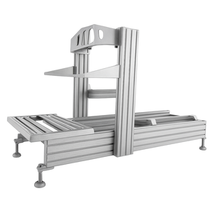 ชุดอุปกรณ์อะลูมิเนียมอัลลอยด์สีดำชุบอโนไดซ์ 40160 แบบกำหนดเองสำหรับโครงสร้างจำลองการแข่งรถ - Product Image 4