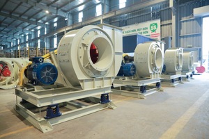 Ventilador centrífugo de transmisión por correa CPL-4-6I de acero al carbono con soporte en línea, de la fábrica vietnamita Phuong Linh Group - Product Image 6