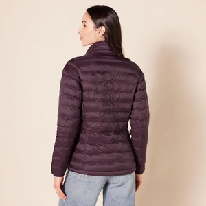 Chaqueta Acolchada Ligera de Punto para Mujer, Transpirable, Resistente al Agua, con Cierre, para Invierno, Cortavientos, con Capucha - Product Image 6