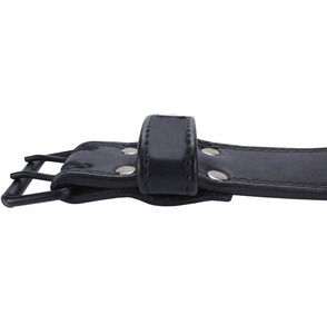 Professional Leather Gym Belt Heavy Duty Powerlifting Belt Adjustable Weightlifting Belt Back Support Factory OEM Supplier - Product Image 5