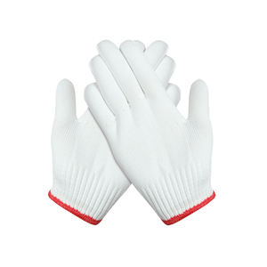Gants de travail réutilisables en polyester, fil HH.PLY 7G 10G, légers, non texturés, pour entrepôt et emballage - Product Image 1