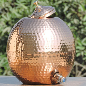 Réservoir d'eau en cuivre pur martelé pour distributeur d'eau, idéal pour une eau potable saine (vente en gros) - Product Image 6