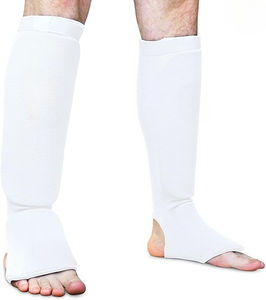 Espinilleras de Boxeo de Alta Calidad en Cuero PU, Protector de Piernas para Kickboxing y MMA - Product Image 3