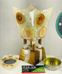 Brûleur d'encens Bakhoor de qualité supérieure en résine et bois naturel pour une fragrance d'intérieur luxueuse, designs personnalisés, porte-Bakhoor FWE - Product Image 4