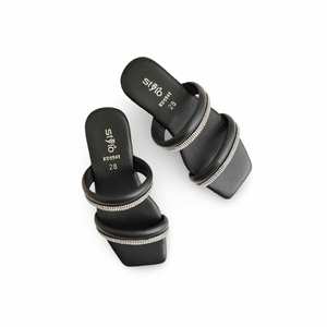 Pantoufles de sport formelles noires pour filles KD5541 - Product Image 1