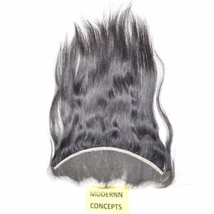 Vente en gros brut aucun traitement chimique indien soyeux 13*4 frontal droit naturel temple extensions de cheveux humains - Product Image 1